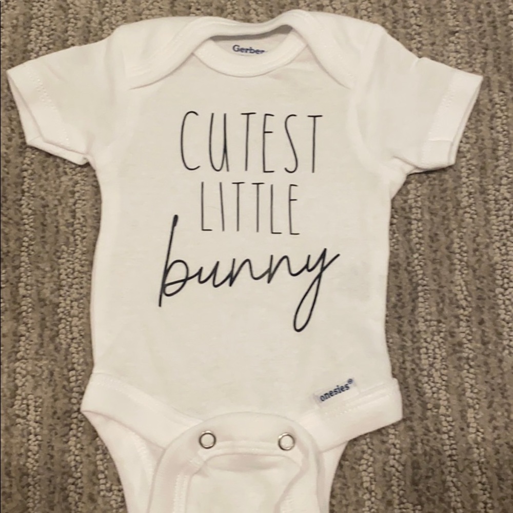 ‘Cutest Little Bunny’ Onesie